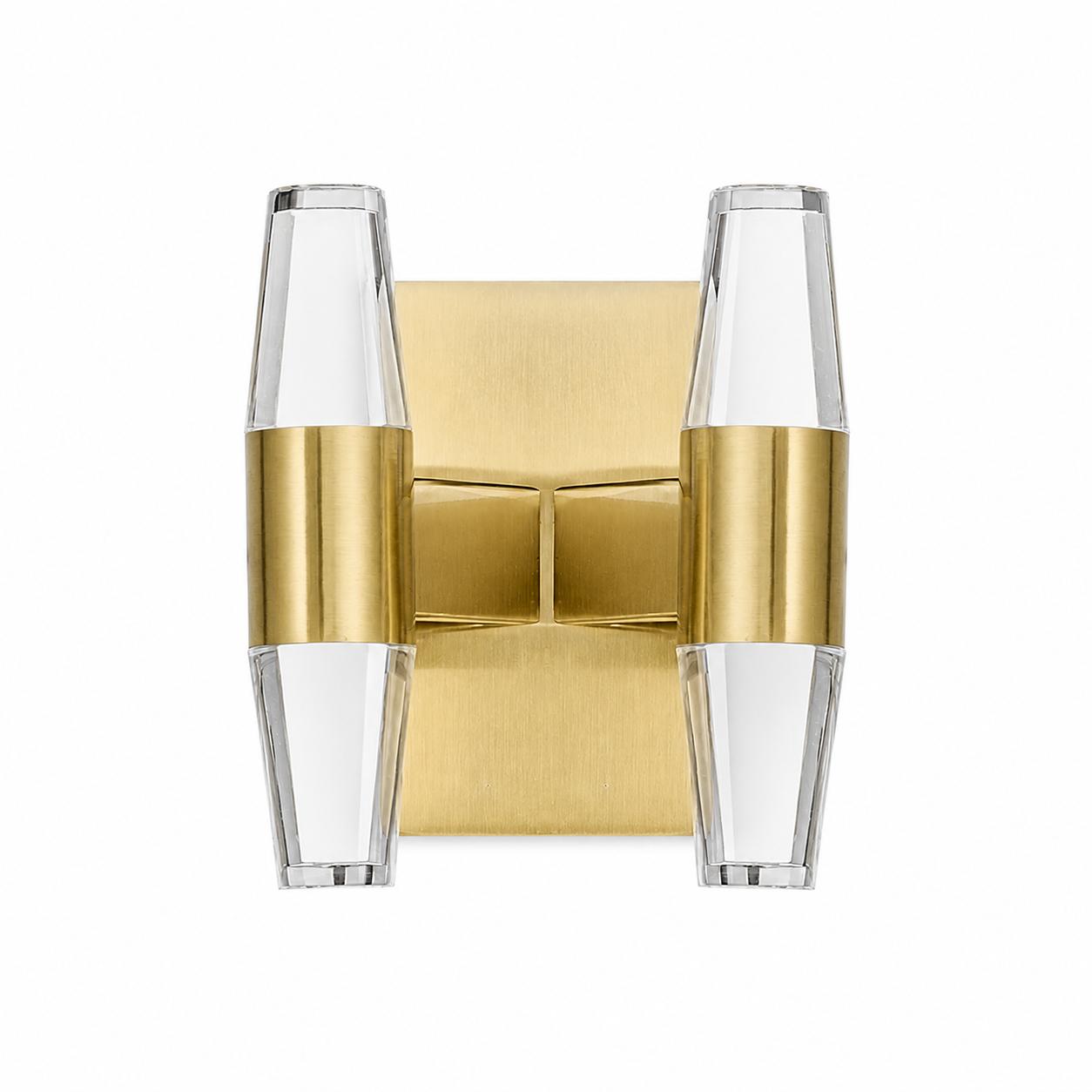Vertex Aplique LED vertical — Luces apagadas, Fondo blanco